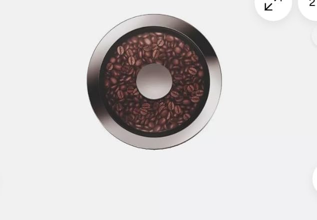 Jura #74047 Platinum Silver Knob Coffee Bean Lid For ENA 8 in White, Black,and Red color Models