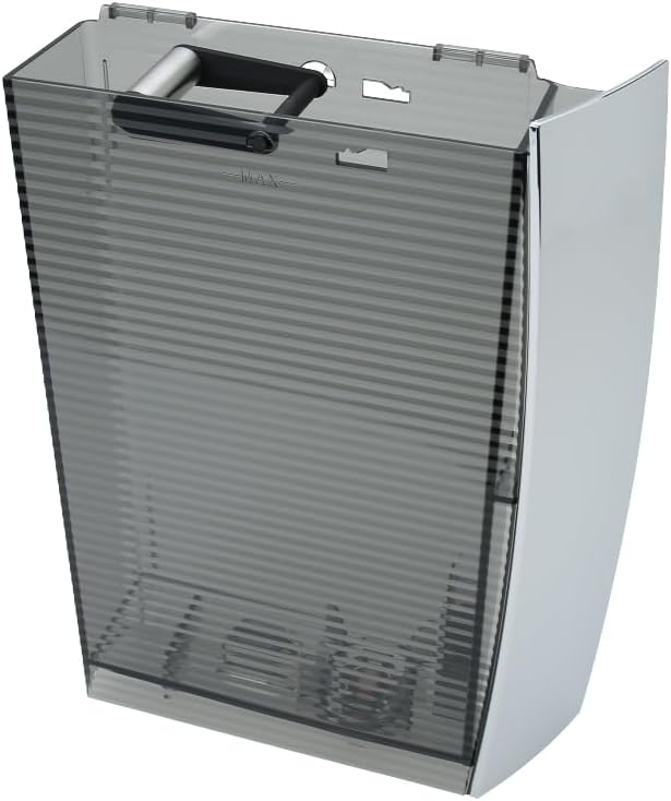 Jura Water Tank #74138 with Chrome Front Panel Installed (S8 15212, E8 15271, E8 15097)