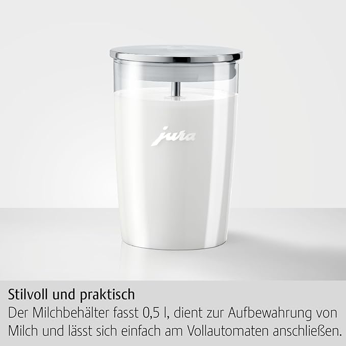 Jura 72570 Glass Milk Container, 9.2 x 9.2 x 13.5 cm