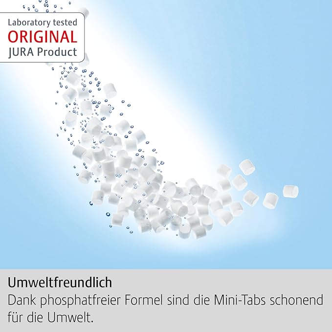 Jura Mini Tabs with Dispensing System Milk System Cleaner - For 30 Cleanings, 90G