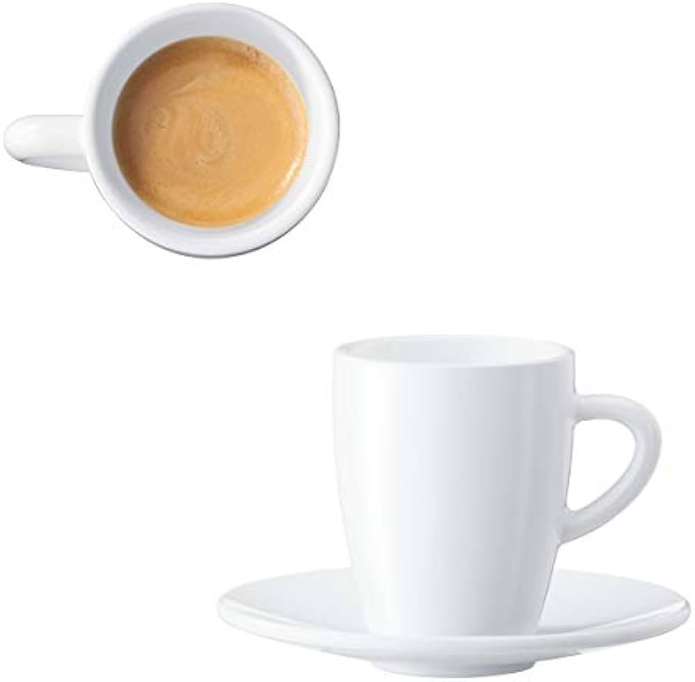 JURA 66497 White Modern Espresso Demitasse Cup – 80ml – Genuine JURA (1 Count/Cup)