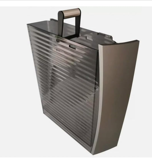 JURA Water Tank 74682 For E6 (EC), E8 (EB) Complete With Dark Inox Front Panel, medium, Black