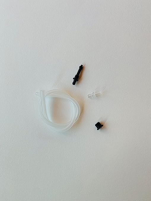 Jura Milk Connecting Kit - 1 Hose Tube, 2 Connectors (#72249 & #69490), 1 Rubber Gasket #63162