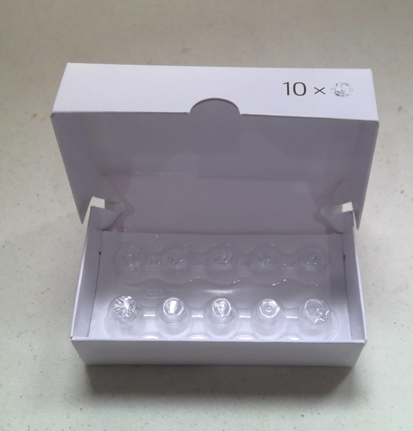 Jura #72595. Set of 10 Jura Interchangeable Milk Spout CX1 for F9 A9 A900 A7 A700 ENA 8 ENA Micro 90