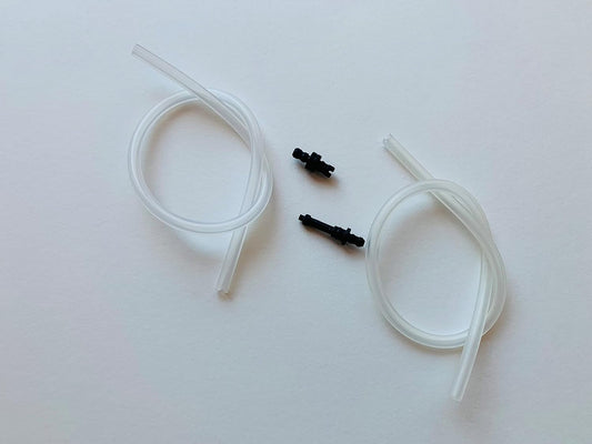 JURA Milk Hose Tube Kit | 2 × 36cm Milk Tubes with Nipple Connectors #63634 & #69490 for Cool Control & Milk Containers
