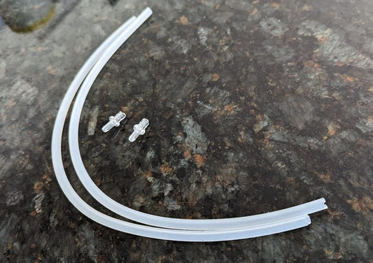 JURA Milk Hose Tube Kit | 2 × 36cm Milk Tubes with 2 × Nipple Connectors #72249 for Cool Control & Milk Containers