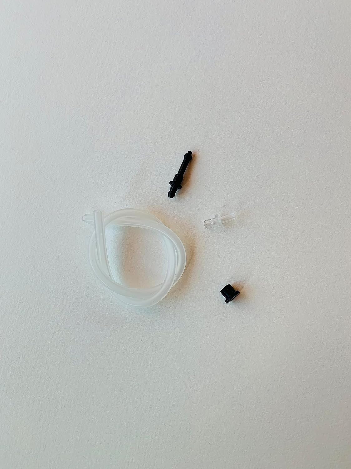 JURA Milk Hose Tube & Container Connector Parts Kit | 36cm Hose, Connectors #72249 & #69490, Black Rubber Gasket #65818